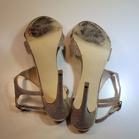 GUESS  HIGH HEEL STILETTOS ANKLE STRAP OPEN TOE WOMEN"S SANDAL - Picture 11 of 12